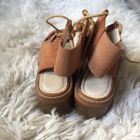 Missguided Suede Lace Up Heeled Sandals - Picture 5 of 6